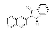 cas no 100208-62-6 is 2-(2-Quinolinyl)-1H-indene-1,3(2H)-dione