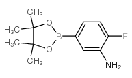 cas no 1003575-43-6 is 2-Fluoro-5-(4,4,5,5-tetramethyl-1,3,2-dioxaborolan-2-yl)aniline