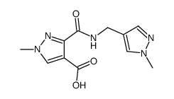 cas no 1006441-05-9 is 1-METHYL-3-(((1-METHYL-1H-PYRAZOL-4-YL)METHYL)CARBAMOYL)-1H-PYRAZOLE-4-CARBOXYLIC ACID