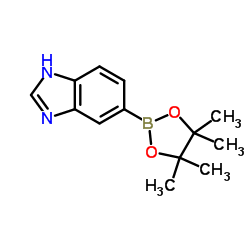 cas no 1007206-54-3 is 5-(4,4,5,5-Tetramethyl-1,3,2-dioxaborolan-2-yl)-1H-benzo[d]imidazole