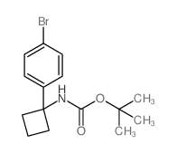 cas no 1032350-06-3 is tert-Butyl (1-(4-bromophenyl)cyclobutyl)carbamate