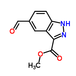 cas no 1033772-29-0 is Methyl 5-formyl-1H-indazole-3-carboxylate