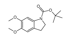 cas no 1037075-43-6 is 2-Methyl-2-propanyl 5,6-dimethoxy-1-indolinecarboxylate