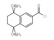 cas no 104224-50-2 is 5,5,8,8-Tetramethyl-5,6,7,8-tetrahydro-2-naphthalenecarbonyl chloride