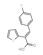 cas no 104314-04-7 is 3-(4-FLUORO-PHENYL)-2-THIOPHEN-2-YL-ACRYLIC ACID