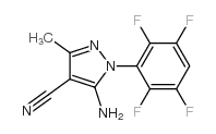 cas no 1072944-90-1 is 5-Amino-3-methyl-1-(2,3,5,6-tetrafluorophenyl)-1H-pyrazole-4-carbonitrile