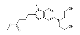 cas no 109882-31-7 is Methyl 4-{5-[bis(2-hydroxyethyl)amino]-1-methyl-1H-benzimidazol-2 -yl}butanoate