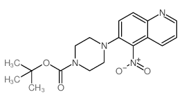 cas no 1133115-87-3 is tert-Butyl 4-(5-nitroquinolin-6-yl)piperazine-1-carboxylate