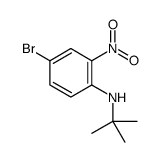 cas no 1135351-95-9 is 4-Bromo-N-(tert-butyl)-2-nitroaniline