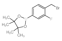 cas no 1150271-74-1 is 2-(4-(Bromomethyl)-3-fluorophenyl)-4,4,5,5-tetramethyl-1,3,2-dioxaborolane