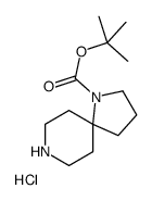 cas no 1153767-91-9 is 1,8-Diazaspiro[4.5]decane-1-carboxylic acid, 1,1-dimethylethyl ester, (Hydrochloride) (1:1)