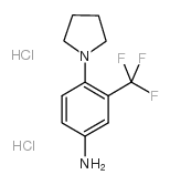 cas no 1158215-71-4 is 4-(1-PYRROLIDINYL)-3-(TRIFLUOROMETHYL)BEZENAMINE DIHYDROCHLORIDE