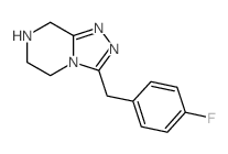 cas no 1159553-30-6 is 3-(4-FLUOROBENZYL)-5,6,7,8-TETRAHYDRO-[1,2,4]TRIAZOLO[4,3-A]PYRAZINE