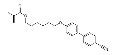 cas no 117318-91-9 is 6-(4-(4-CYANOPHENYL)PHENOXY)HEXYL METHA&