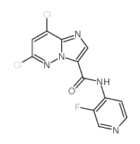 cas no 1177415-97-2 is 6,8-dichloro-N-(3-fluoropyridin-4-yl)imidazo[1,2-b]pyridazine-3-carboxamide