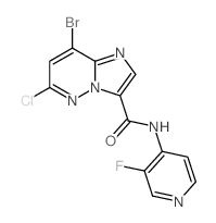 cas no 1177415-98-3 is 8-bromo-6-chloro-N-(3-fluoropyridin-4-yl)imidazo[1,2-b]pyridazine-3-carboxamide