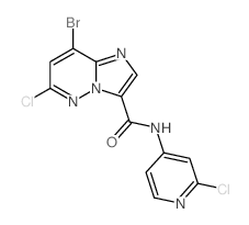 cas no 1177416-22-6 is 8-bromo-6-chloro-N-(2-chloropyridin-4-yl)imidazo[1,2-b]pyridazine-3-carboxamide