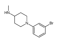 cas no 1184235-17-3 is 1-(3-bromophenyl)-N-methylpiperidin-4-amine