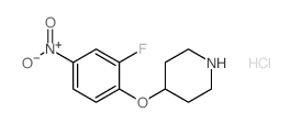 cas no 1189653-33-5 is 4-(2-Fluoro-4-nitrophenoxy)piperidine hydrochloride