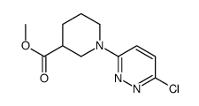 cas no 1208086-32-1 is METHYL 1-(6-CHLORO-3-PYRIDAZINYL)PIPERIDINE-3-CARBOXYLATE