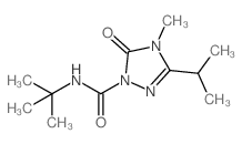 cas no 120892-21-9 is N-(TERT-BUTYL)-3-ISOPROPYL-4-METHYL-5-OXO-4,5-DIHYDRO-1H-1,2,4-TRIAZOLE-1-CARBOXAMIDE