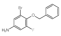 cas no 1215206-01-1 is 4-(Benzyloxy)-3-bromo-5-fluoroaniline