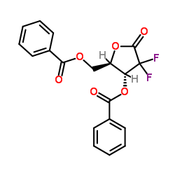 cas no 122111-01-7 is 2-Deoxy-2,2-difluoro-D-erythro-pentafuranous-1-ulose-3,5-dibenzoate