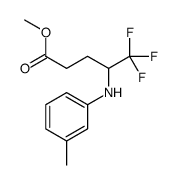 cas no 1224599-55-6 is Methyl 5,5,5-trifluoro-4-(M-tolylamino)pentanoate