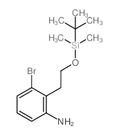 cas no 1227958-06-6 is 3-BROMO-2-(2-((TERT-BUTYLDIMETHYLSILYL)OXY)ETHYL)ANILINE