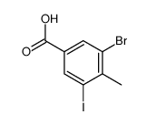 cas no 1229245-20-8 is 3-Bromo-5-iodo-4-methylbenzoic acid