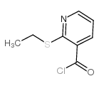 cas no 123116-01-8 is 2-(ETHYLTHIO)NICOTINOYL CHLORIDE