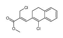 cas no 1242066-37-0 is methyl (Z)-3-(1-chloro-3,4-dihydronaphthalen-2-yl)-2-(chloromethyl)prop-2-enoate