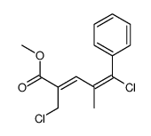 cas no 1242066-41-6 is methyl (2Z,4Z)-5-chloro-2-(chloromethyl)-4-methyl-5-phenylpenta-2,4-dienoate