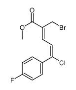 cas no 1242316-96-6 is methyl (2Z,4Z)-2-(bromomethyl)-5-chloro-5-(4-fluorophenyl)penta-2,4-dienoate