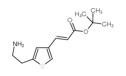 cas no 124499-25-8 is TERT-BUTYL 3-[5-(2-AMINO-ETHYL)-THIOPHEN-3-YL]-ACRYLATE