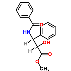 cas no 124605-42-1 is Methyl (2R,3S)-N-Benzoyl-3-Phenylisoserine