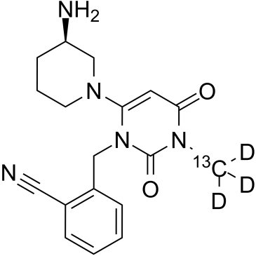 cas no 1246817-18-4 is Alogliptin (13CD3)