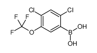 cas no 1256354-96-7 is 2,4-Dichloro-5-(trifluoromethoxy)phenylboronic acid