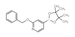 cas no 1256359-03-1 is 2-(BENZYLOXY)-4-(4,4,5,5-TETRAMETHYL-1,3,2-DIOXABOROLAN-2-YL)PYRIDINE