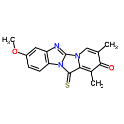 cas no 125656-82-8 is 8-Methoxy-1,3-dimethyl-12-thioxopyrido[1',2':3,4]imidazo[1,2-a]benzimidazol-2(12H)-one