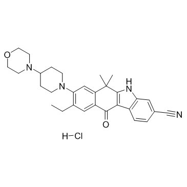 cas no 1256589-74-8 is Alectinib hydrochloride