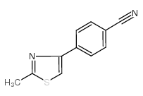 cas no 127406-79-5 is 4-(2-METHYLTHIAZOL-4-YL)BENZONITRILE