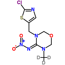 cas no 1294048-82-0 is (NZ)-N-[3-[(2-chloro-1,3-thiazol-5-yl)methyl]-5-(trideuteriomethyl)-1,3,5-oxadiazinan-4-ylidene]nitramide