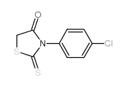 cas no 13037-55-3 is 4-Thiazolidinone,3-(4-chlorophenyl)-2-thioxo-