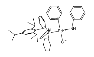 cas no 1310584-14-5 is chloro(2-dicyclohexylphosphino-2',4',6'-triisoporpyl-1,1'-biphenyl)[2-(2'-amino-1,1'-biphenyl)] palladium (II)