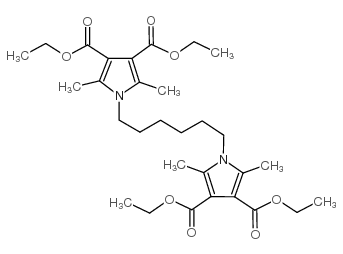 cas no 131970-79-1 is TETRAETHYL 1,1'-HEXAMETHYLENEBIS(2,5-DIMETHYL-1H-PYRROLE-3,4-DICARBOXYLATE)