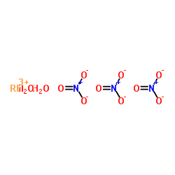 cas no 13465-43-5 is Rhodium(3+) nitrate hydrate (1:3:2)