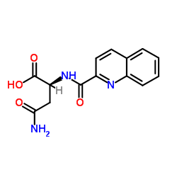 cas no 136465-98-0 is N2-(2-Quinolinylcarbonyl)-L-asparagine