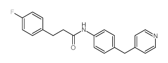 cas no 1377961-80-2 is 3-(4-FLUOROPHENYL)-N-(4-(PYRIDIN-4-YLMETHYL)PHENYL)PROPANAMIDE