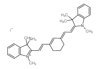 cas no 140648-15-3 is 1,3,3-trimethyl-2-[2-[3-[2-(1,3,3-trimethylindol-1-ium-2-yl)ethenyl]cyclohex-2-en-1-ylidene]ethylidene]indole,iodide